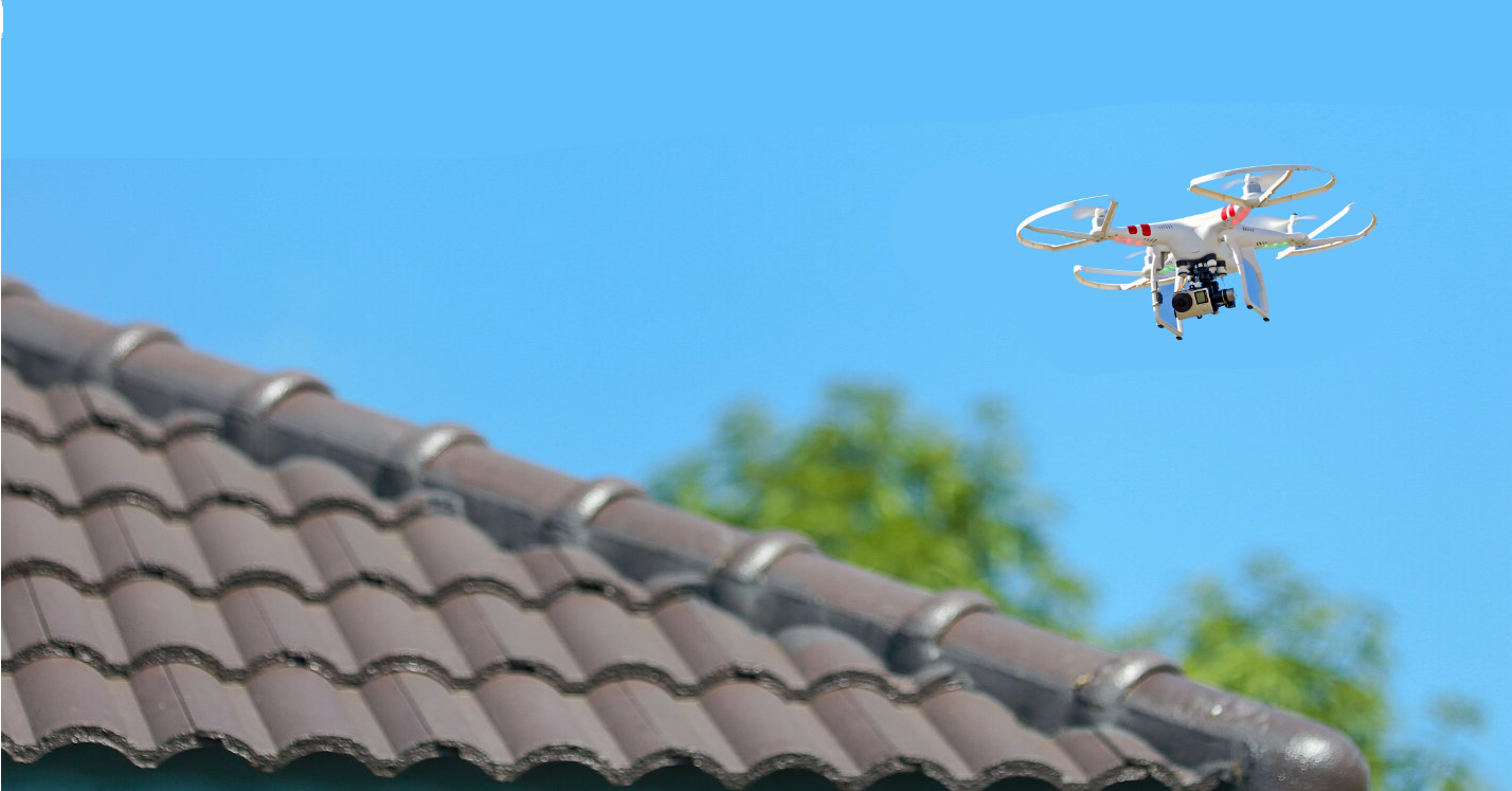 drone controle toiture